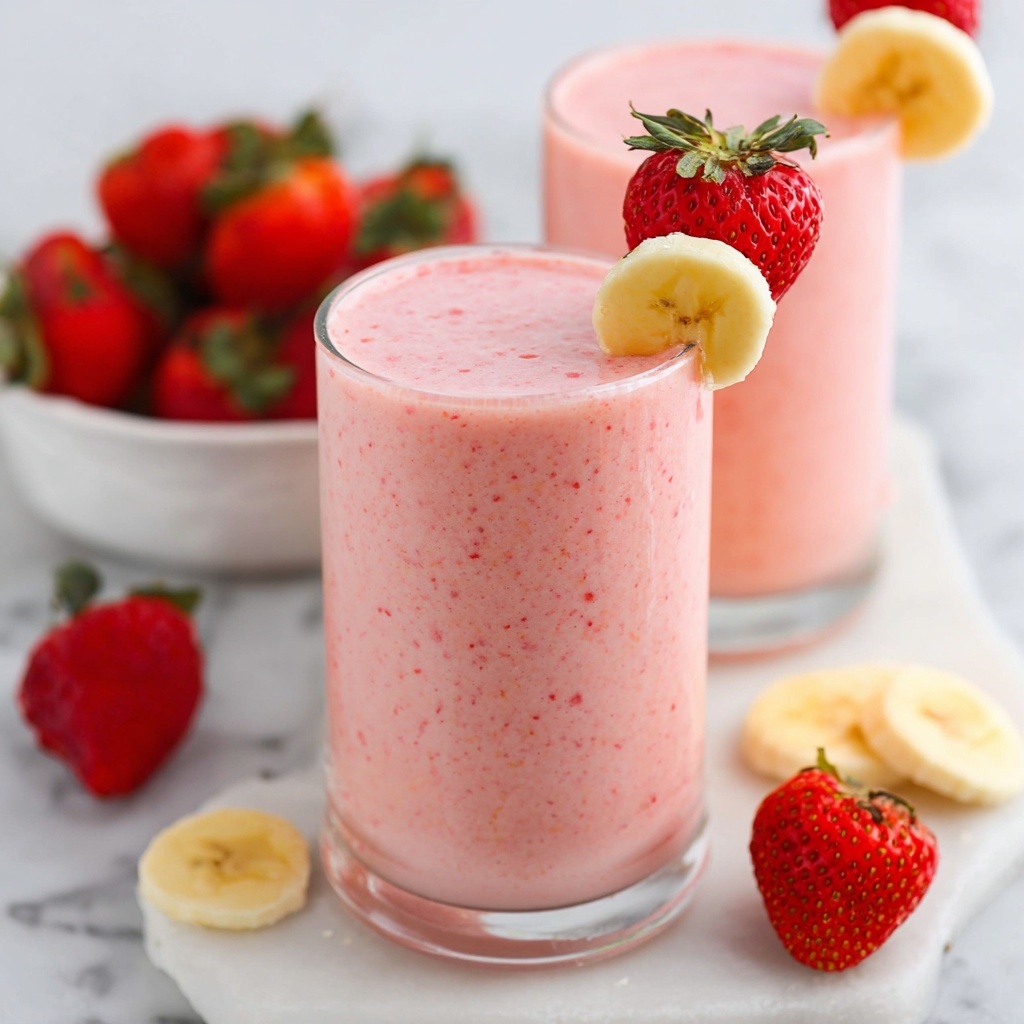 Strawberry Banana Smoothie Recipe - Recipe Image