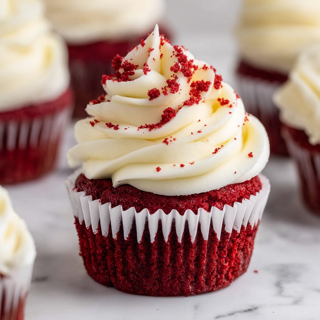 Red Velvet Cupcakes with Cream Cheese Frosting Recipe - Recipe Image
