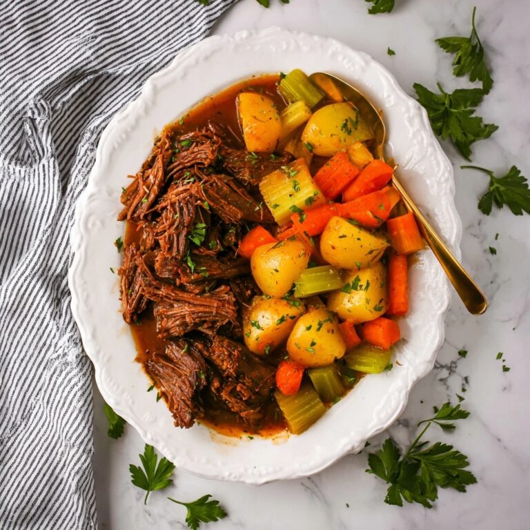 The Best Crockpot Pot Roast Recipe