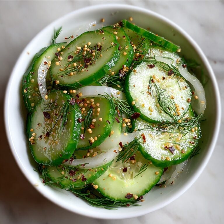 Crisp Homemade Refrigerator Pickles Recipe