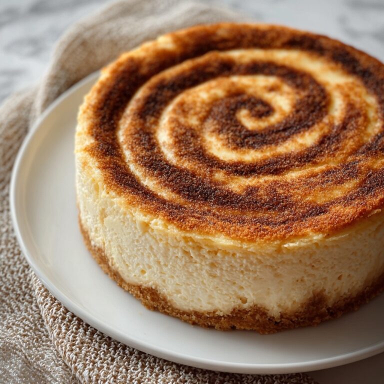 Cinnamon-Spiced Baked Churro Cheesecake Recipe