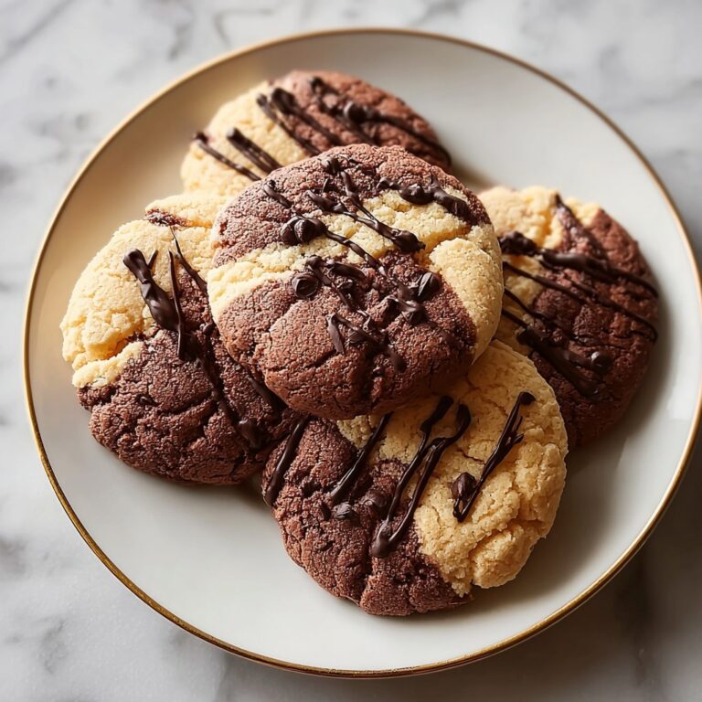Chocolate Peanut Butter Swirl Cookies Recipe