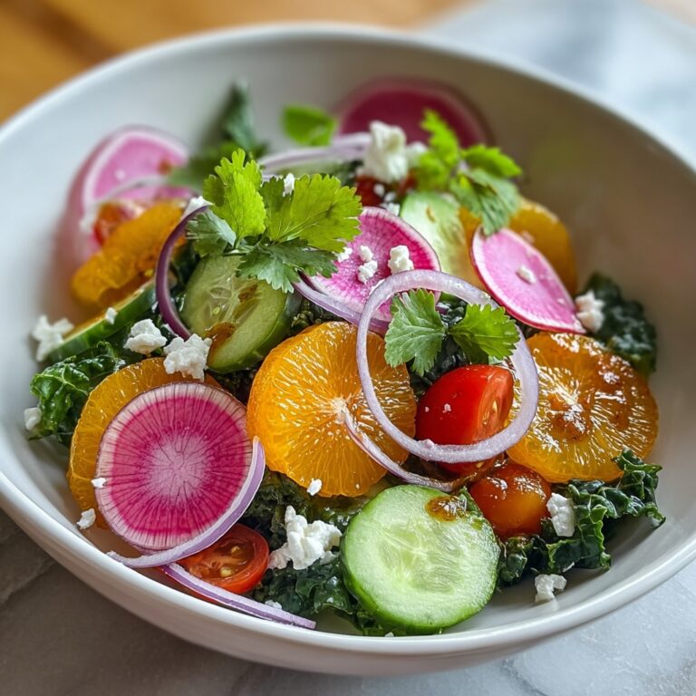 Crispy Tangy Radish Salad with Fresh Citrus Vinaigrette Recipe