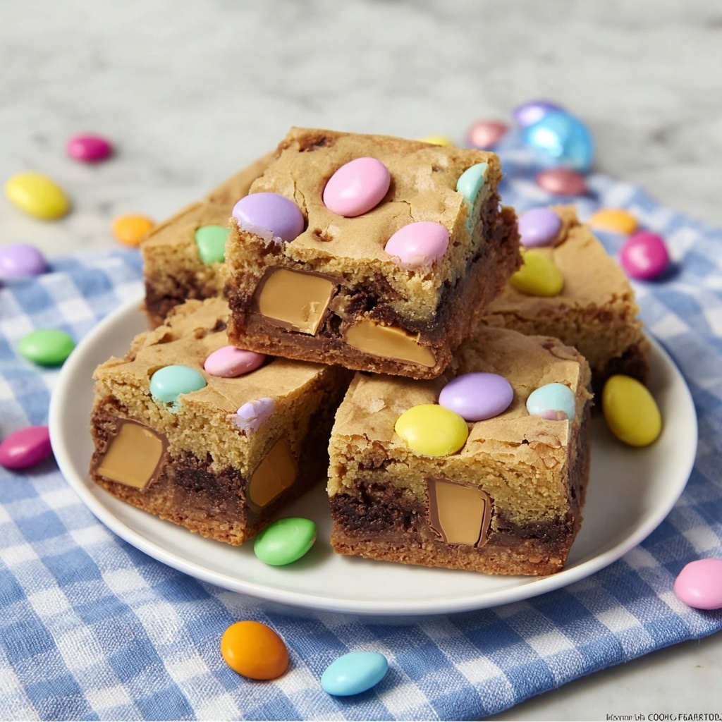 Chocolate Chip Cadbury Egg Bars Recipe - Recipe Image