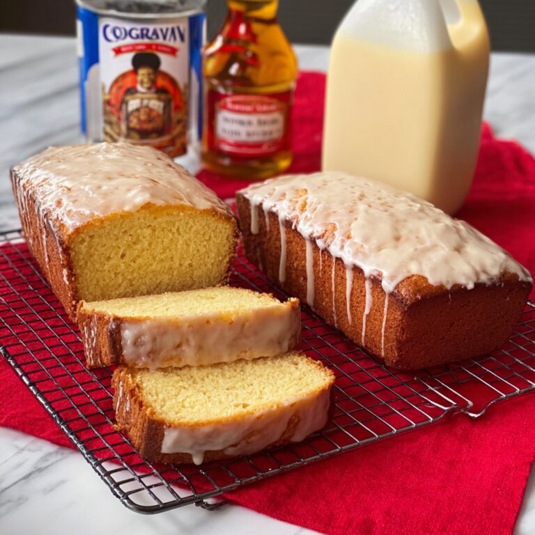 Eggnog Bread with Rum Glaze Recipe