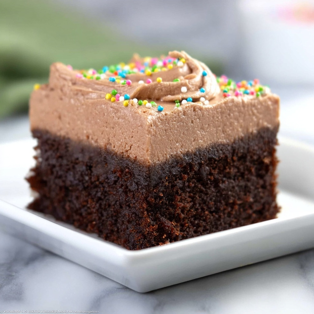 Chocolate Depression Cake - No Milk, Eggs or Butter Recipe - Recipe Image