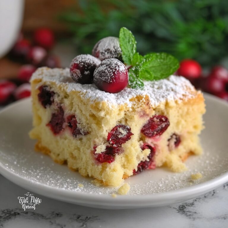 Cranberry Christmas Cake Recipe