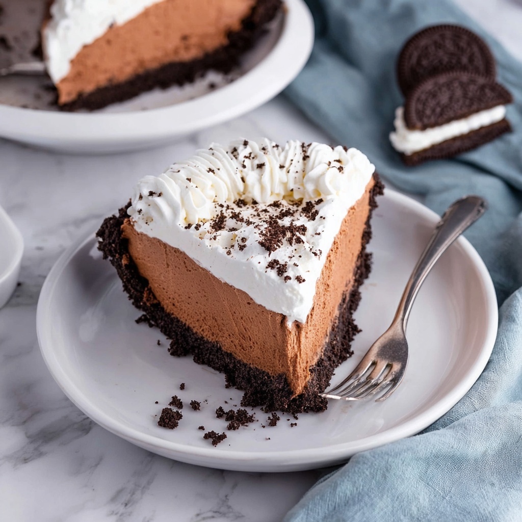 No Bake Chocolate Cheesecake Recipe - Recipe Image