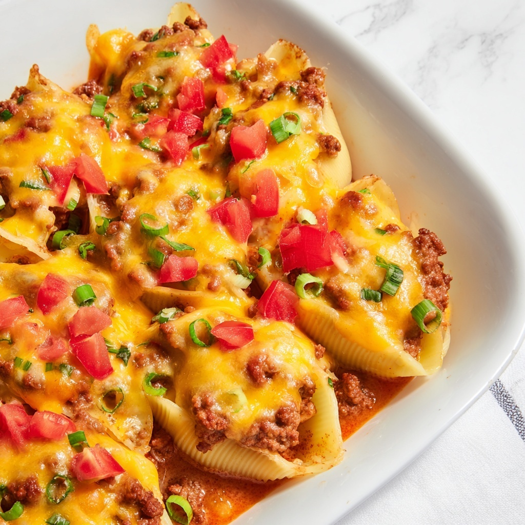 Taco Stuffed Shells Recipe - Recipe Image
