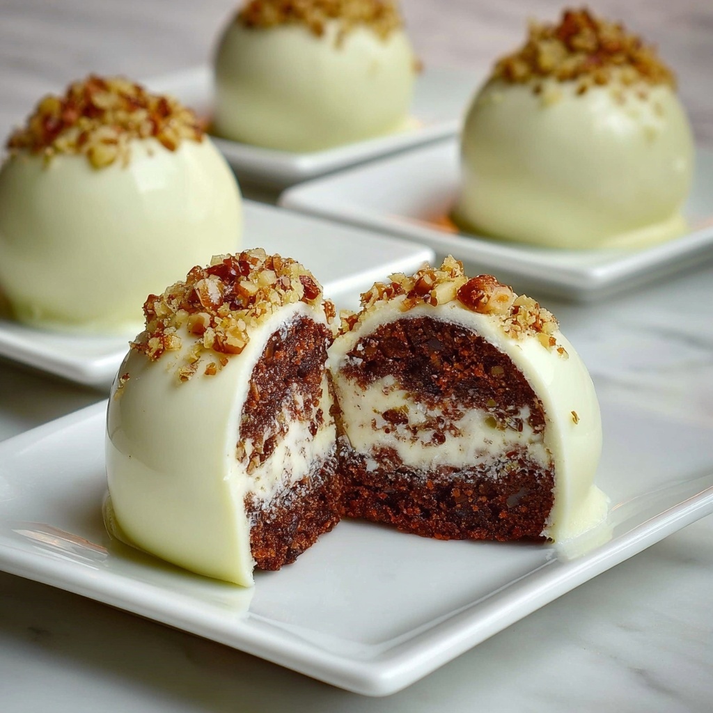 Carrot Cake Balls with White Chocolate and Walnuts Recipe - Recipe Image