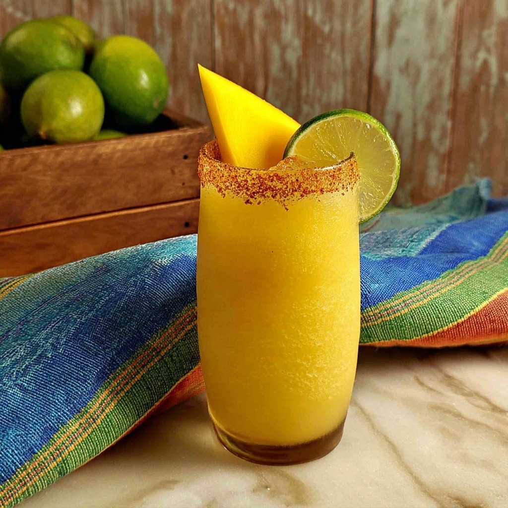 Lemonade Mango Margarita Recipe - Recipe Image