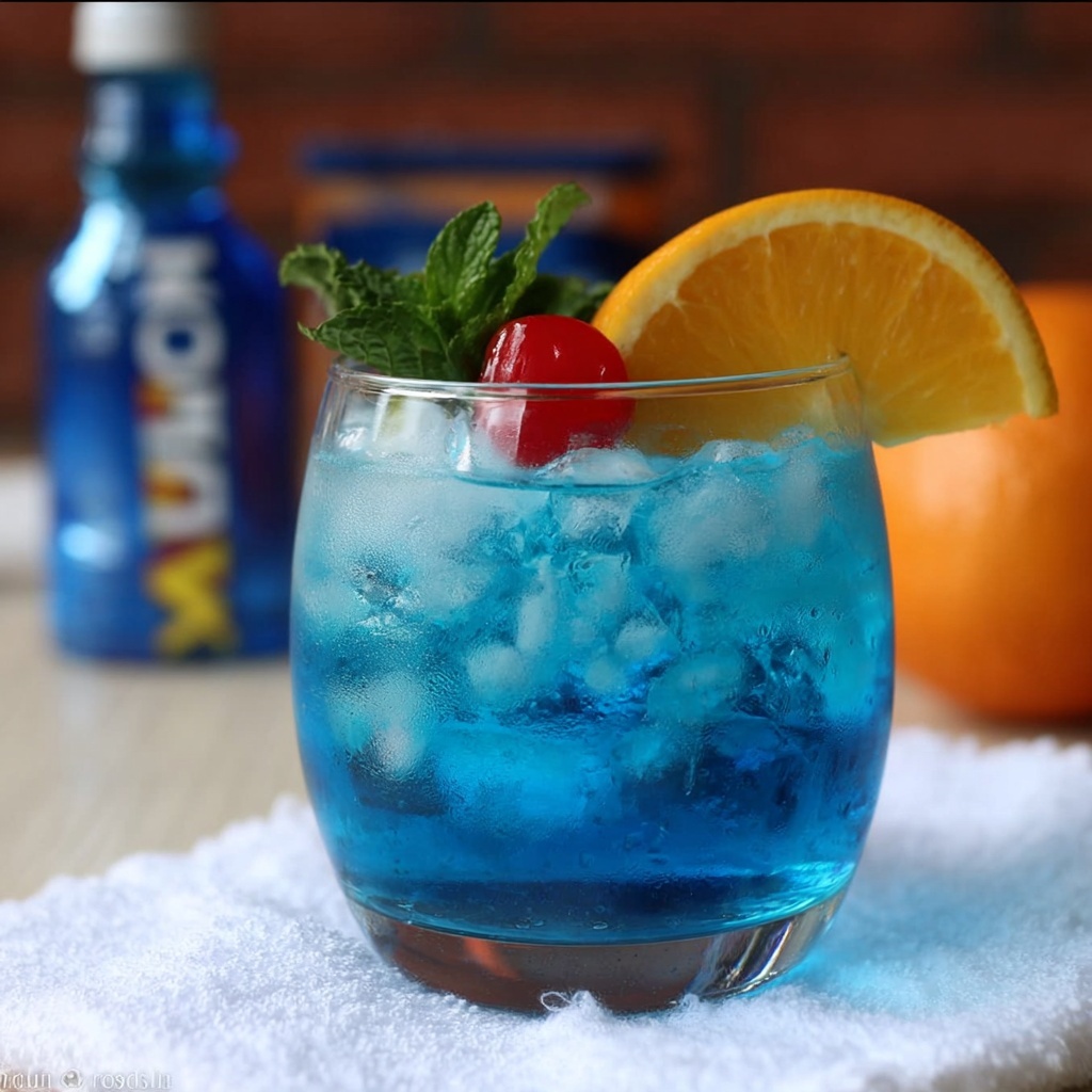 Blue Suede Shoes Cocktail Recipe - Recipe Image