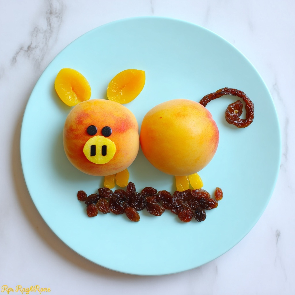 Peachy Pig Fruit Snack Recipe - Recipe Image
