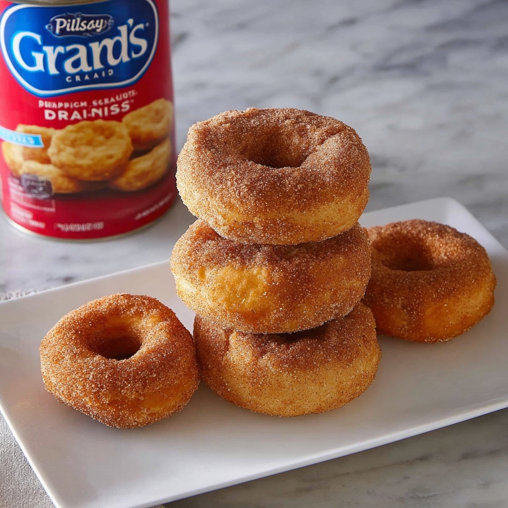 Easy Canned Biscuit Donuts Recipe - Recipe Image