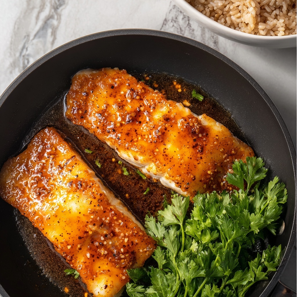 Honey Glazed Salmon with Garlic and Lemon Recipe - Recipe Image
