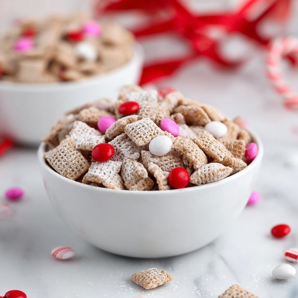 Valentine Puppy Chow Recipe - Recipe Image