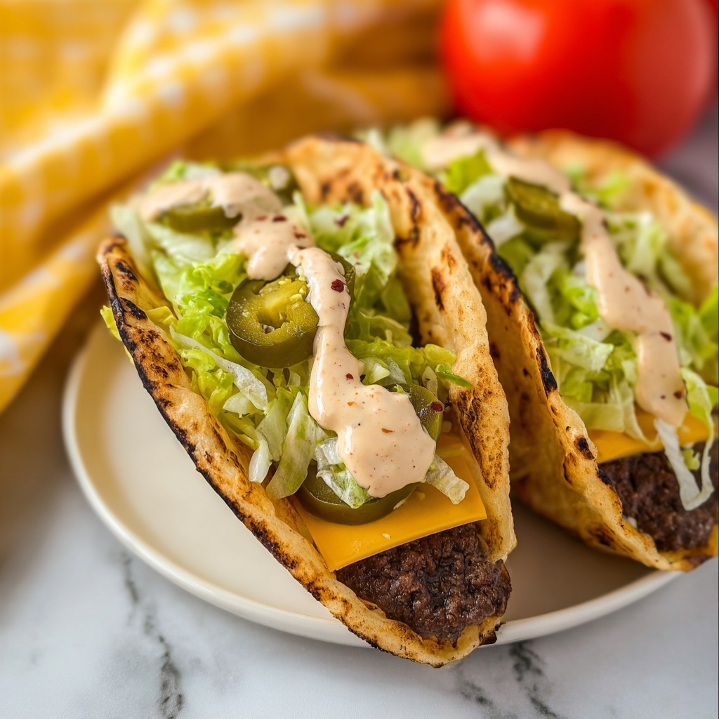 Big Mac Tacos (Smash Burger Tacos) Recipe - Recipe Image