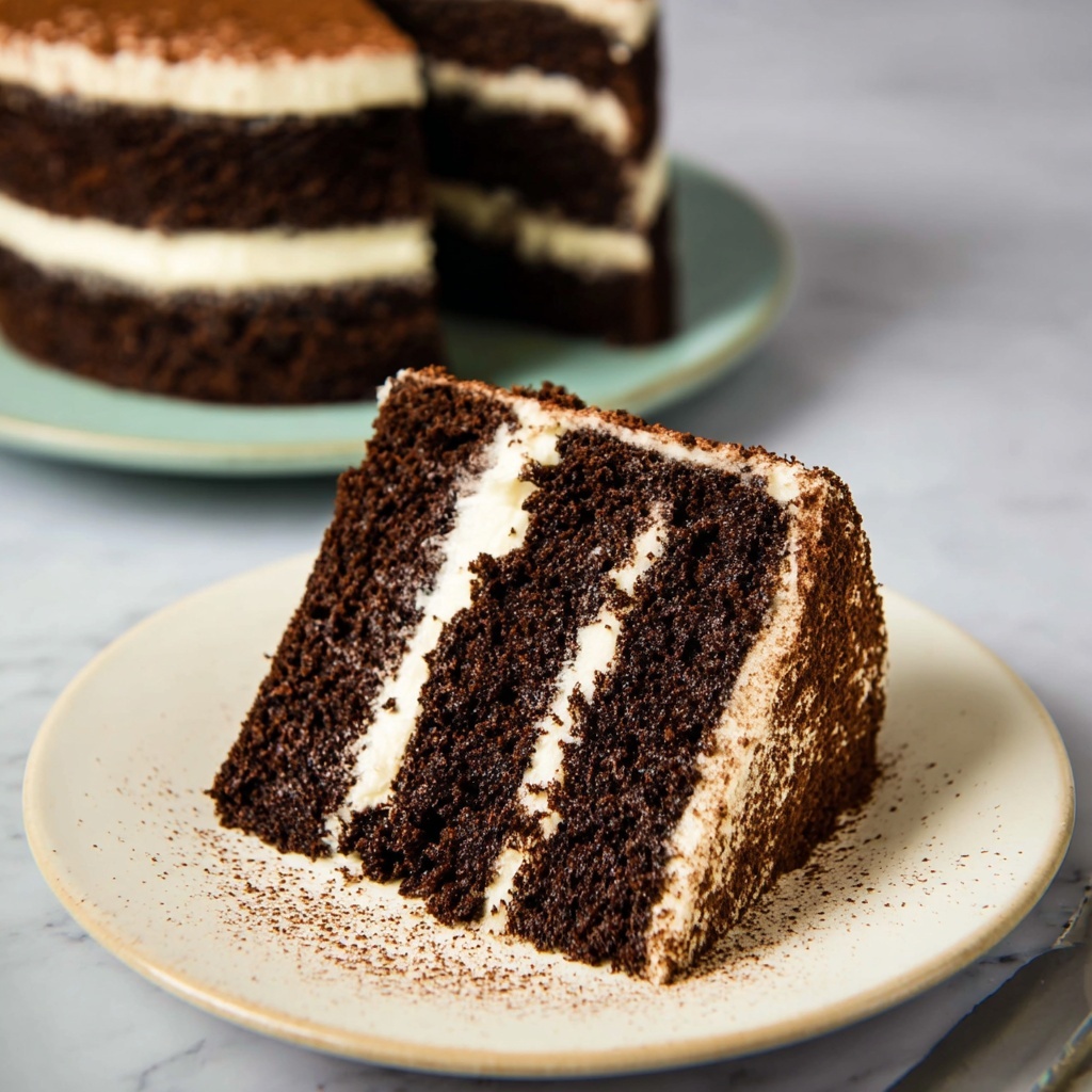 Chocolate Stout Cake with Whiskey Buttercream Frosting Recipe - Recipe Image