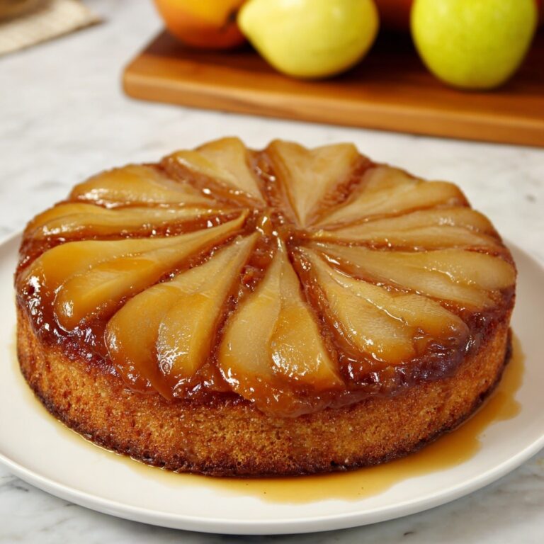 Apple Cinnamon Roll Upside Down Cake Recipe