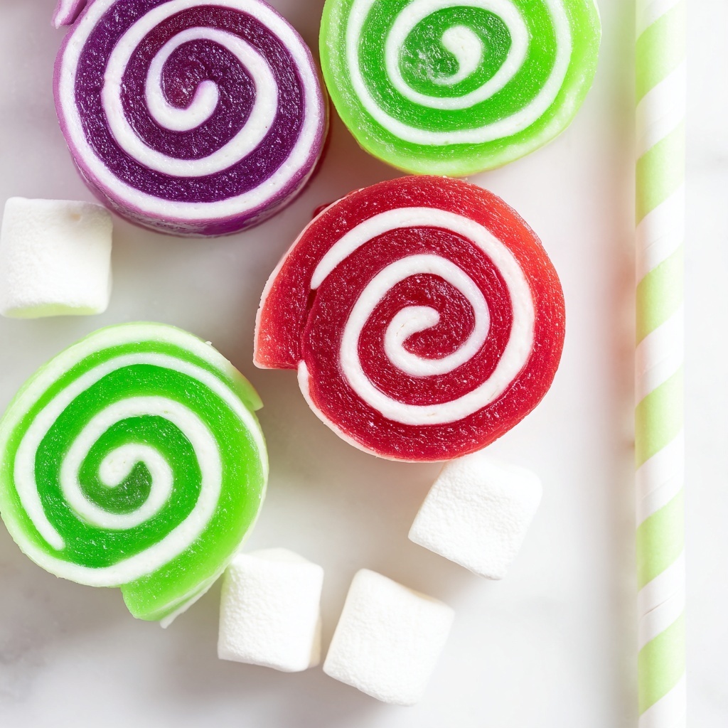 Jello Marshmallow Roll-Ups Recipe - Recipe Image