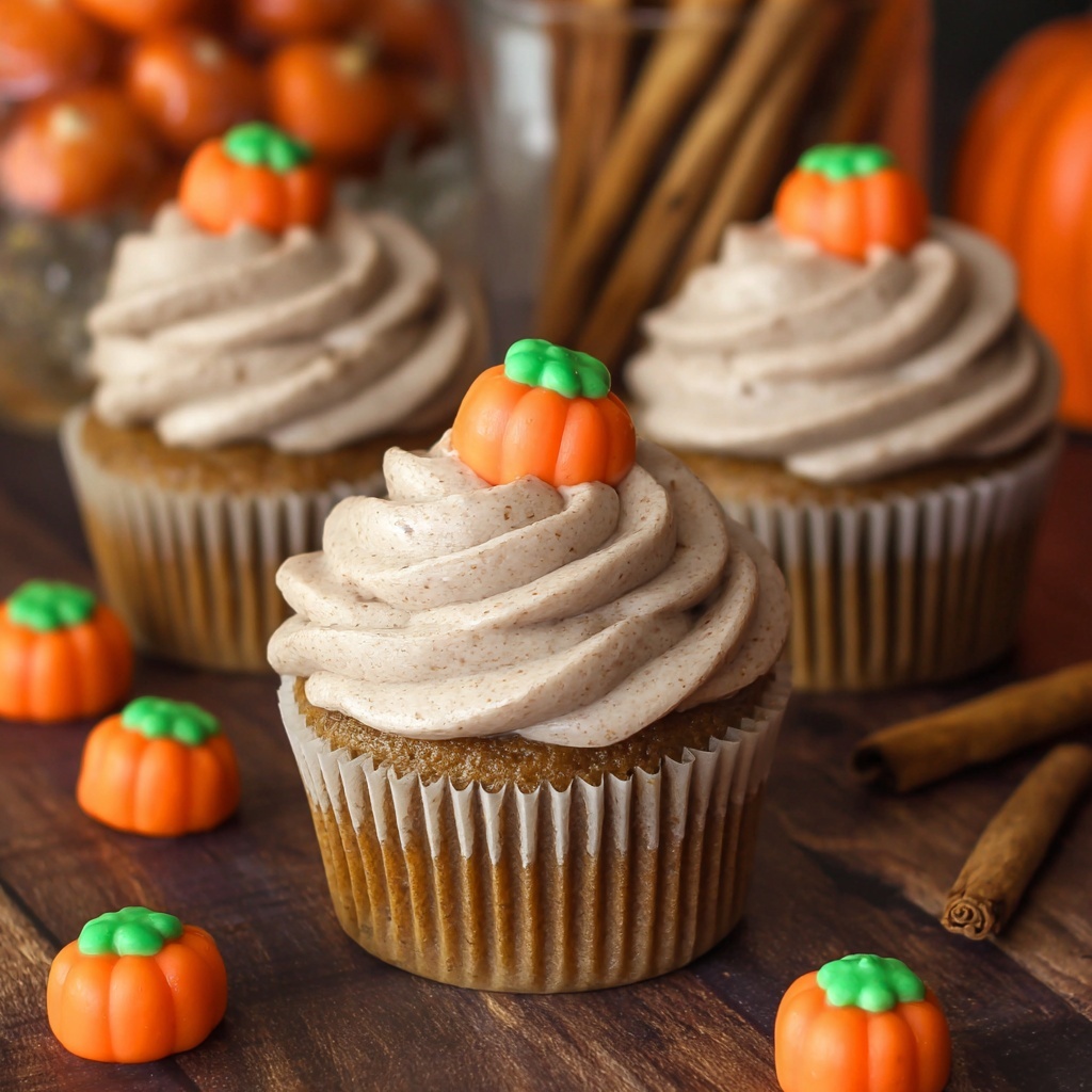Pumpkin Spice Cupcakes Recipe - Recipe Image