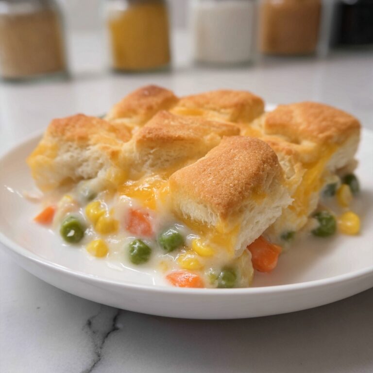 Chicken Pot Pie with Biscuits Recipe