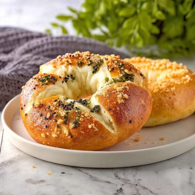Stuffed Bagels with Herbed Cream Cheese and Parmesan Recipe