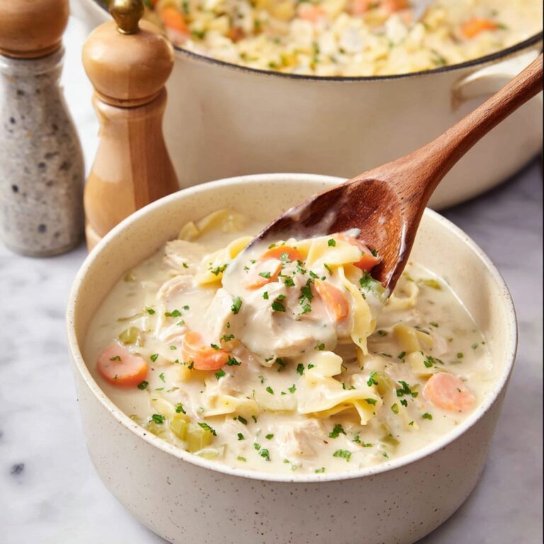 Creamy Chicken Noodle Soup Recipe