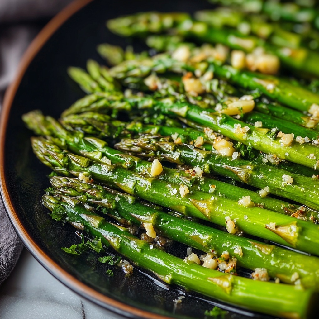 Garlic Butter Asparagus Recipe - Recipe Image