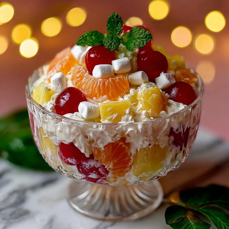 Ultimate Fruit Cocktail Ambrosia Salad Recipe