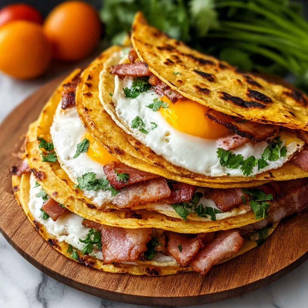 Savory Pancake Tacos Recipe – The Delicious Low-Cal Breakfast Upgrade Recipe - Recipe Image