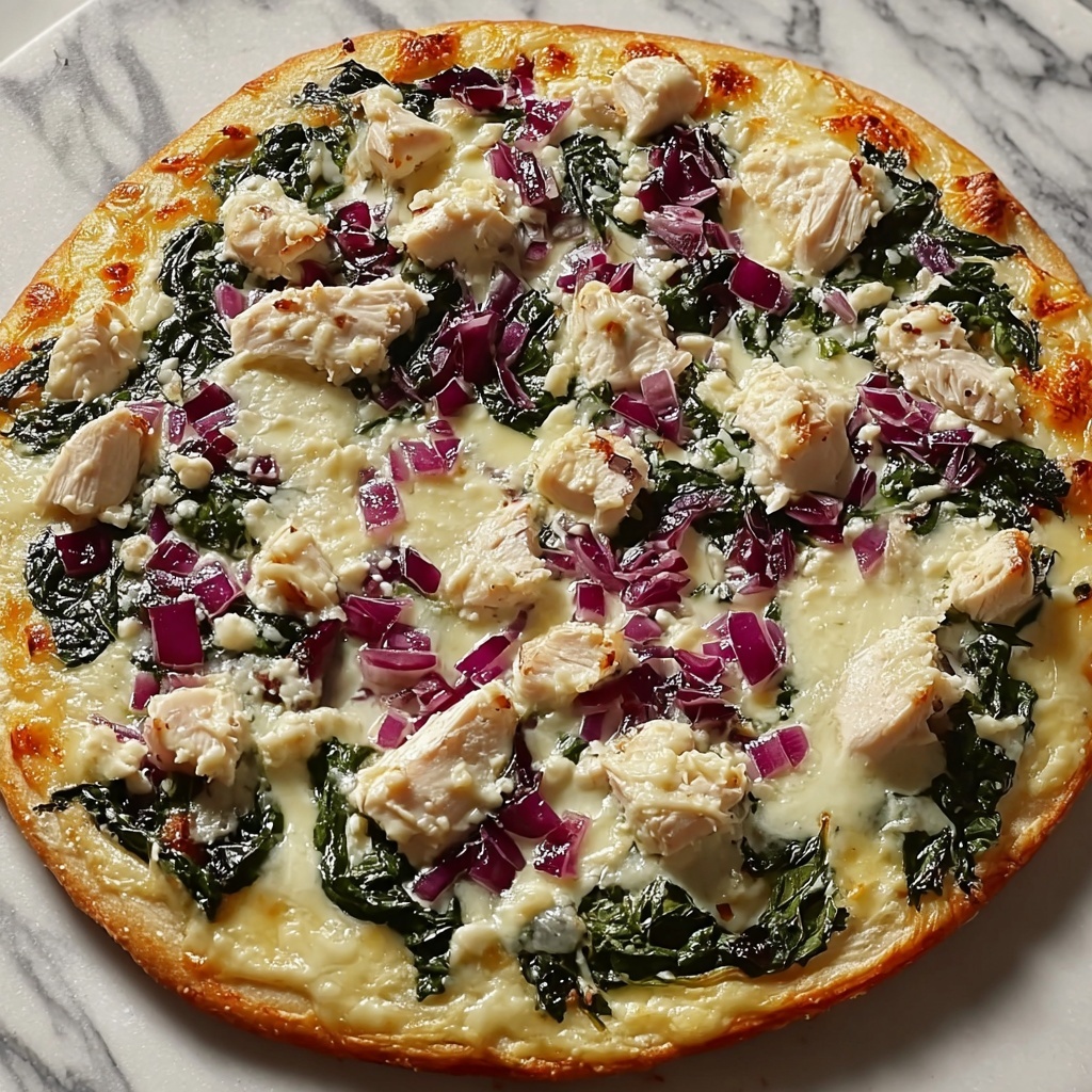 Irresistibly Cheesy Cranberry Chicken & Brie Pizza Delight Recipe - Recipe Image