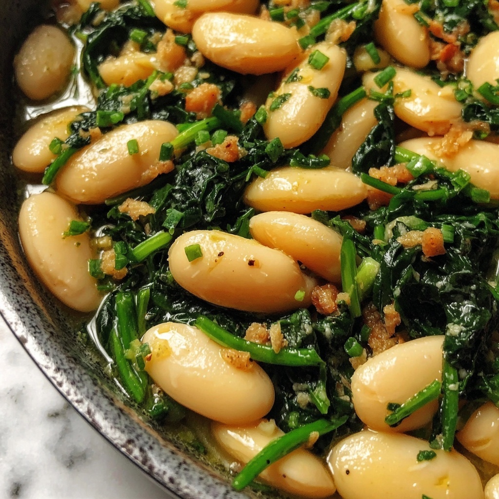 Creamy Spinach and White Beans: Your New Favorite Quick Meal Recipe - Recipe Image