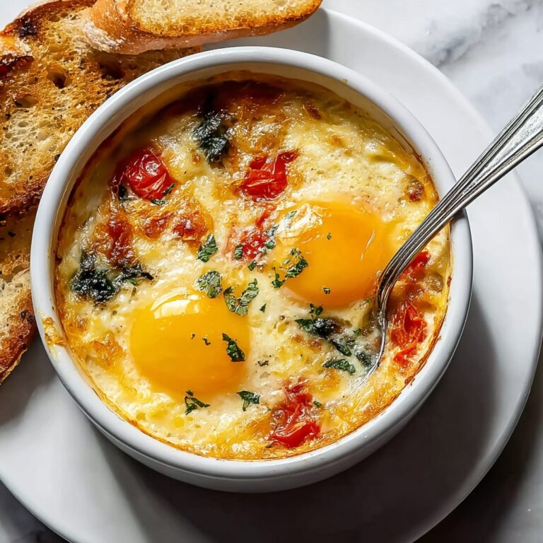 Irresistibly Delicious Baked Feta Eggs for a Cozy Brunch Recipe