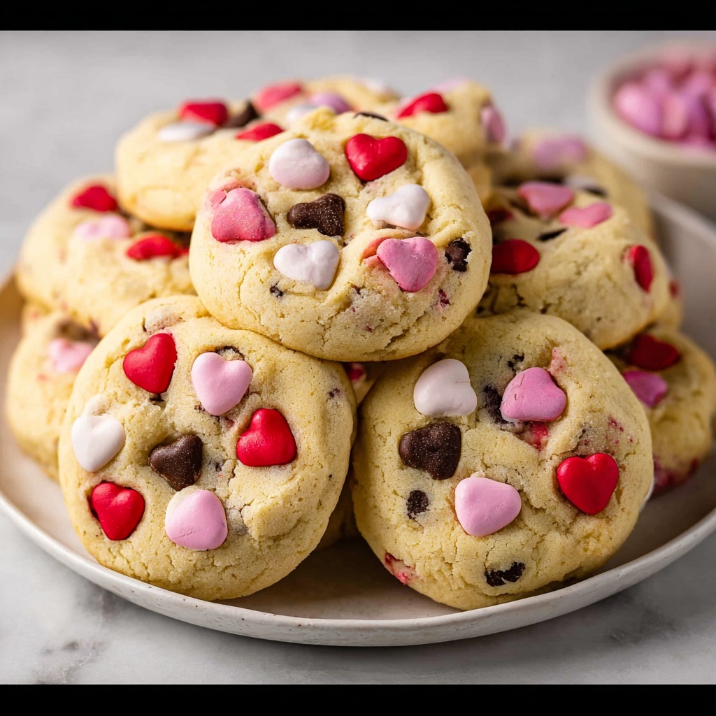 Valentine’s Day Cake Mix Cookies Recipe - Recipe Image