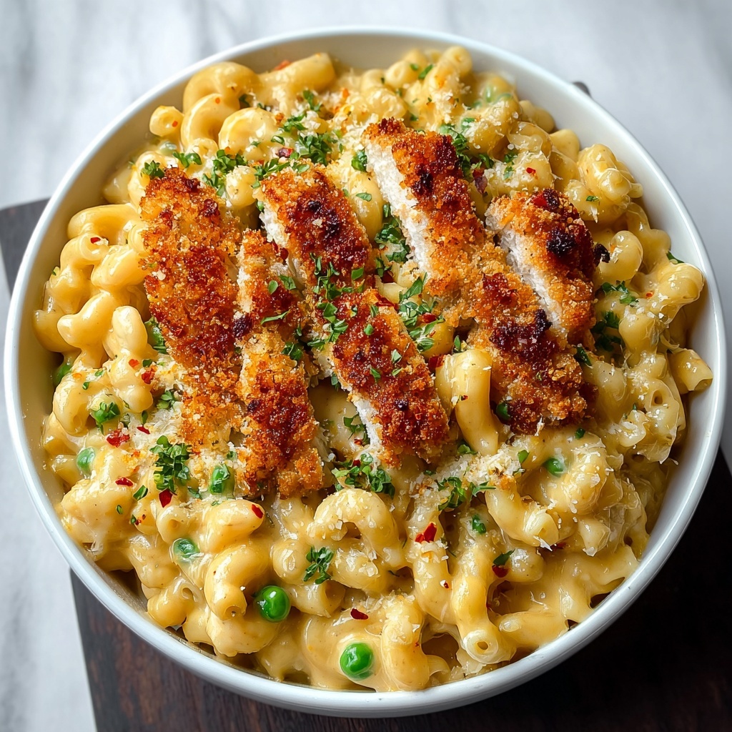 Honey Pepper Chicken Mac and Cheese Recipe - Recipe Image