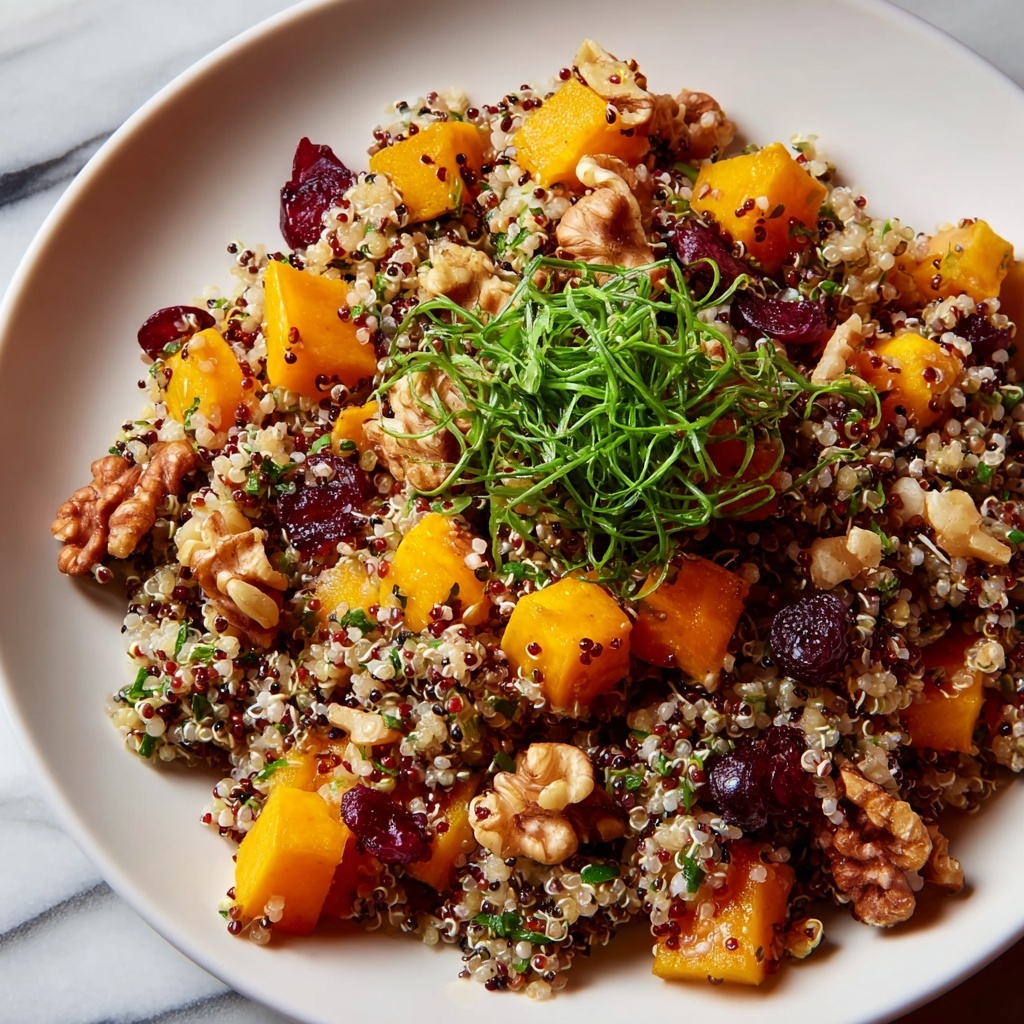 Autumn Harvest Grain Salad with Cranberries Recipe - Recipe Image