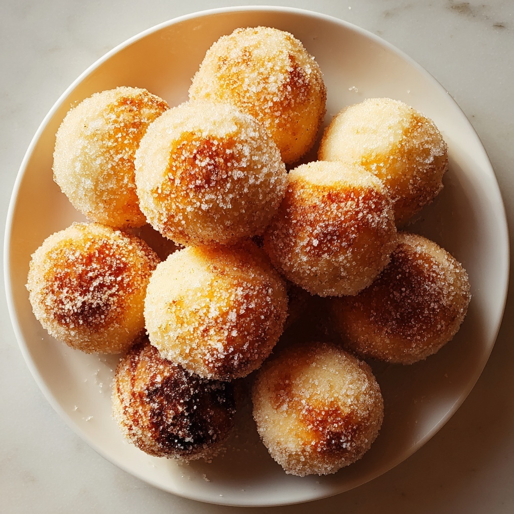 Cinnamon Sugar Pumpkin Donut Holes Recipe - Recipe Image
