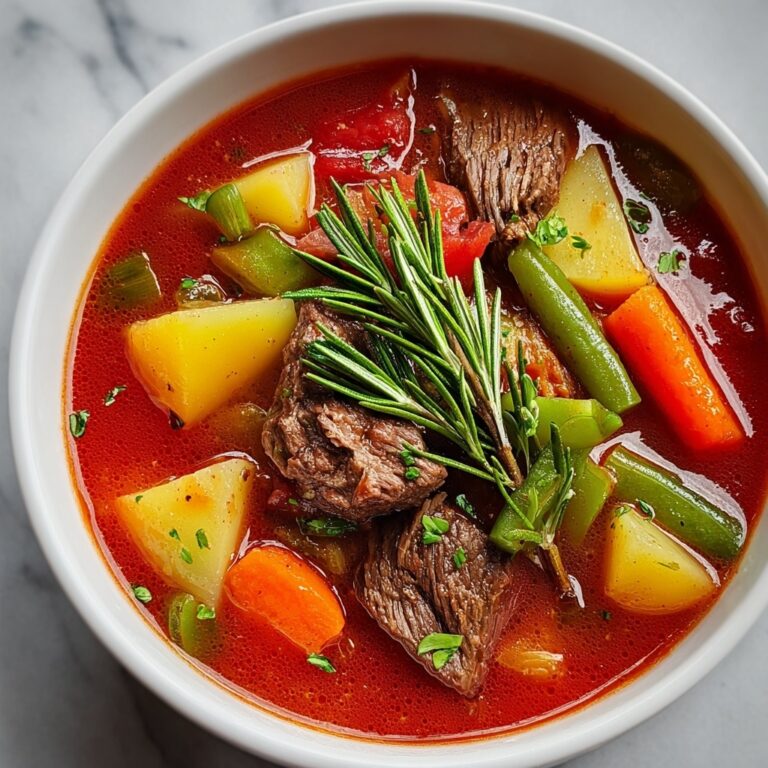 Hearty Beef and Vegetable Soup Recipe