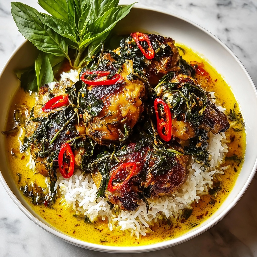 Spiced Coconut Basil Chicken Recipe - Recipe Image