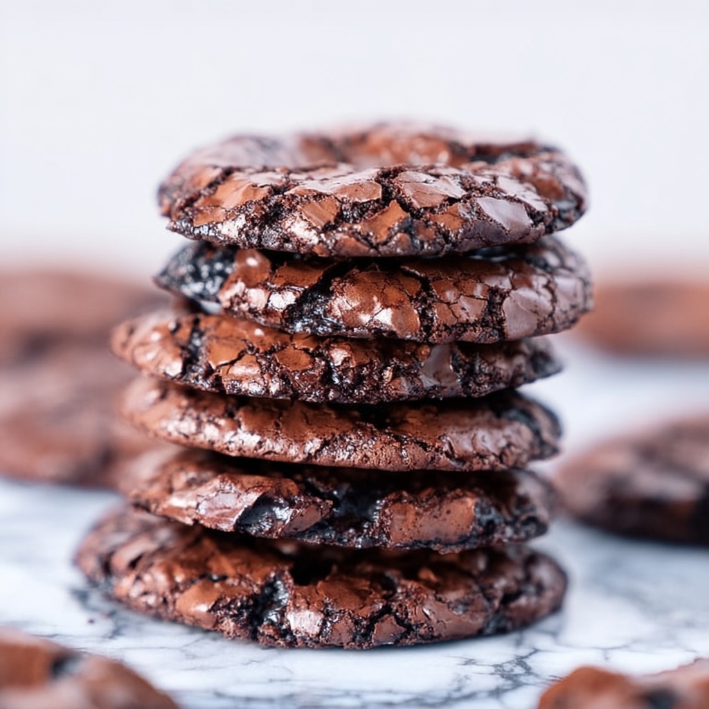 Flourless Chocolate Peanut Butter Cookies Recipe - Recipe Image