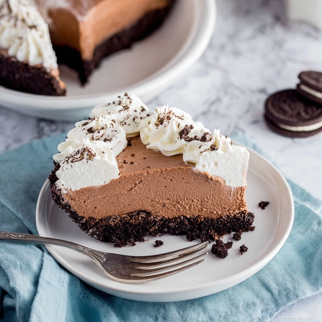 No Bake Chocolate Cheesecake Recipe - Recipe Image