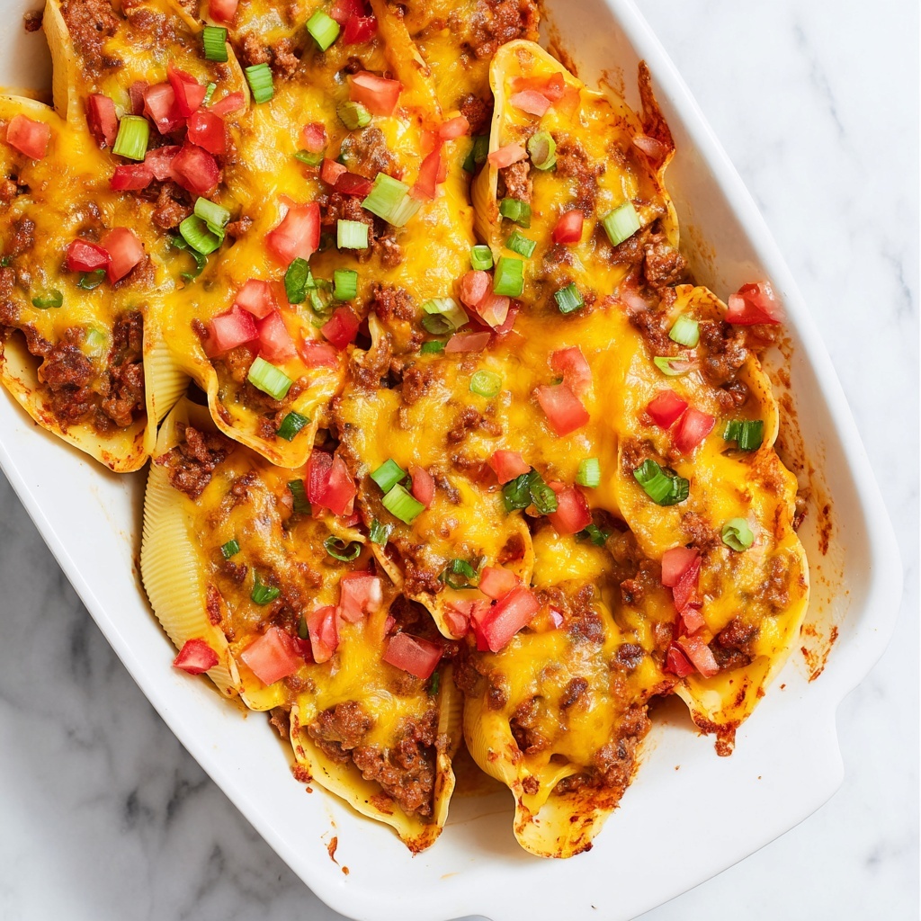 Taco Stuffed Shells Recipe - Recipe Image