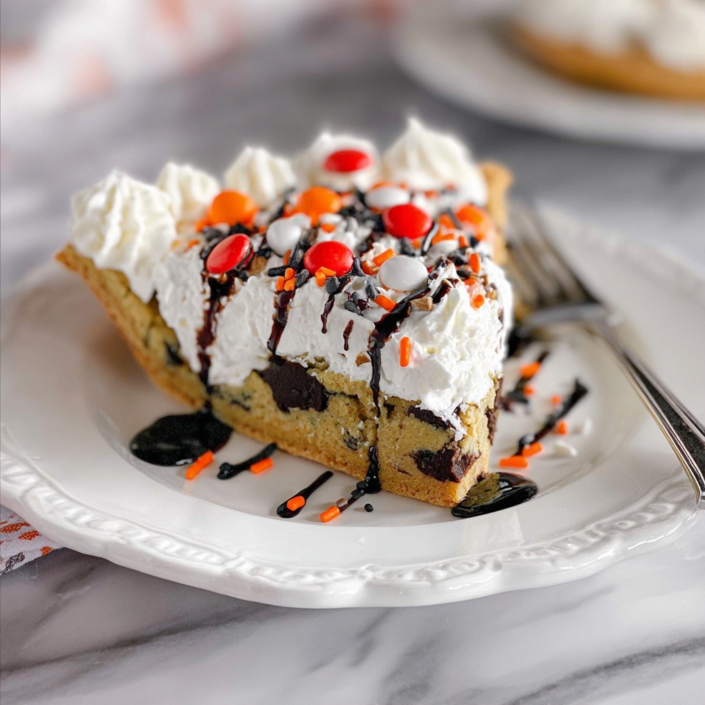 Halloween Cookie Cake Recipe - Recipe Image
