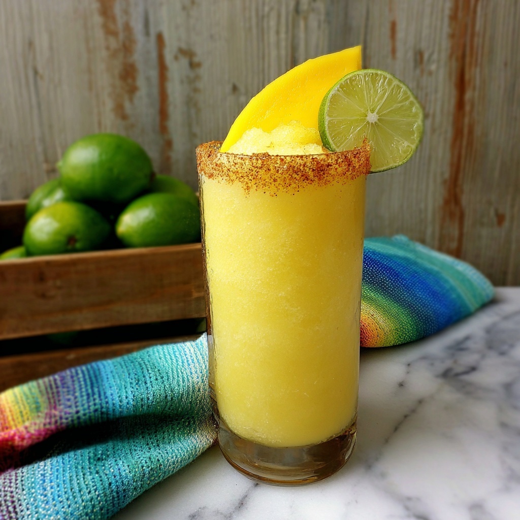 Lemonade Mango Margarita Recipe - Recipe Image