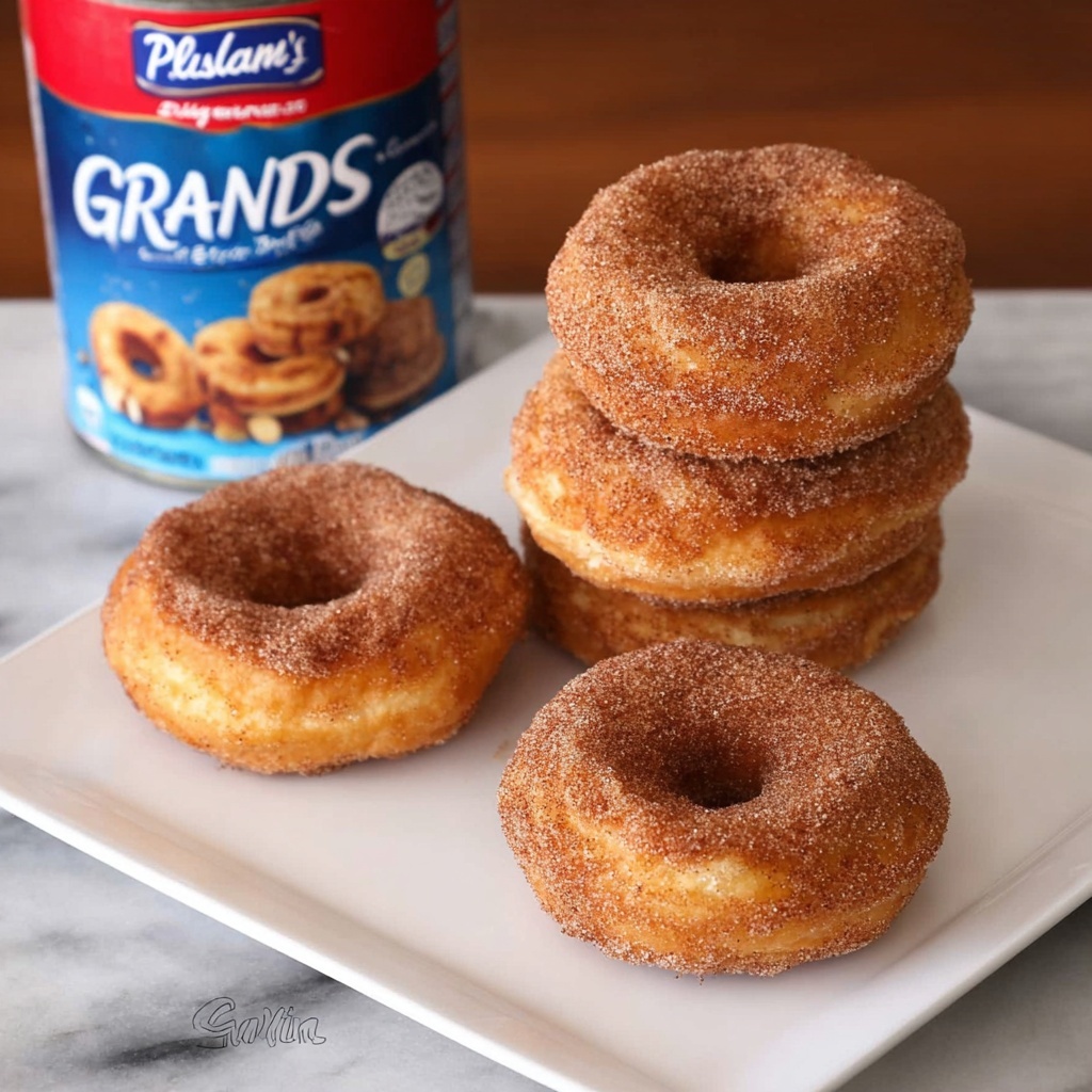 Easy Canned Biscuit Donuts Recipe - Recipe Image