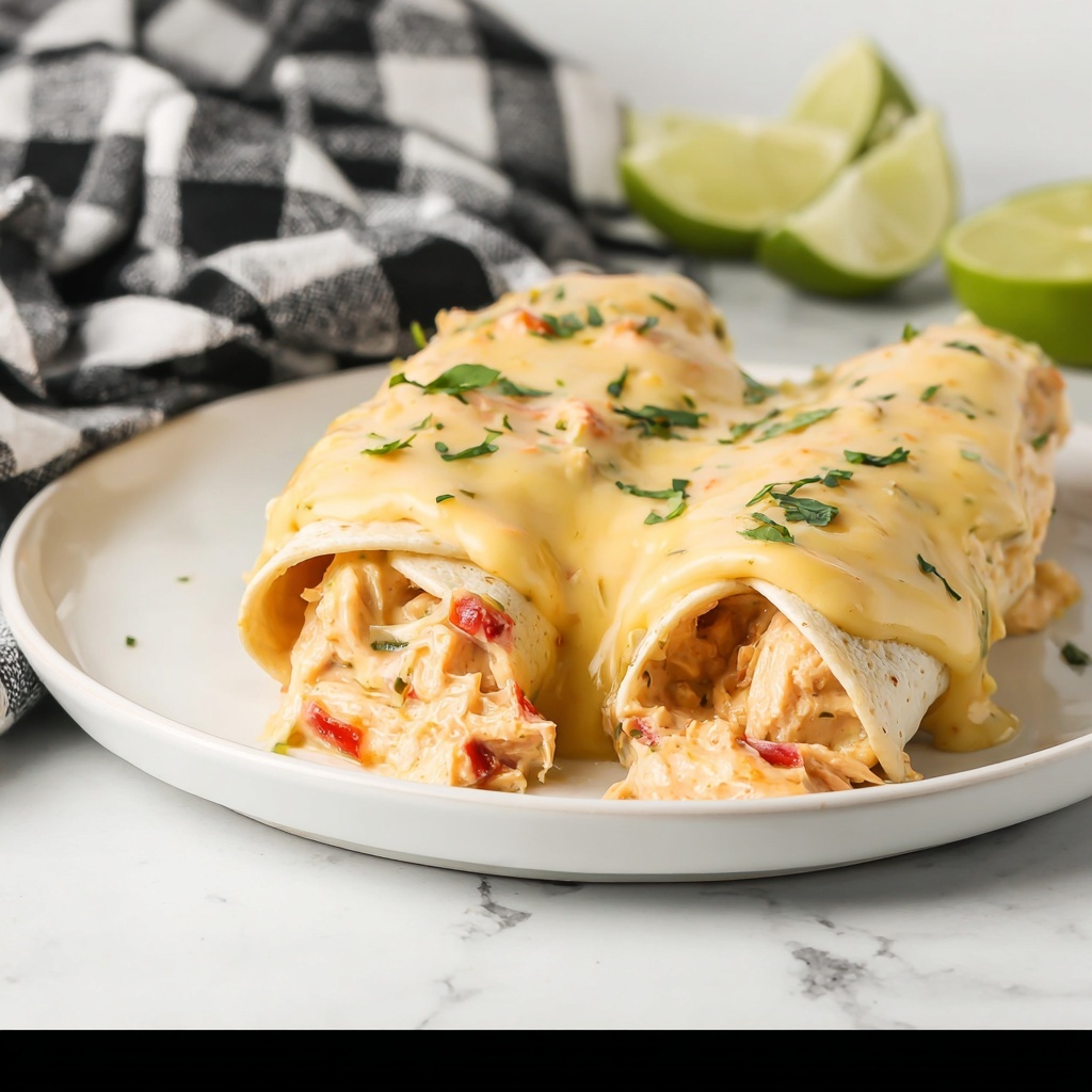 White Queso Enchiladas Recipe - Recipe Image