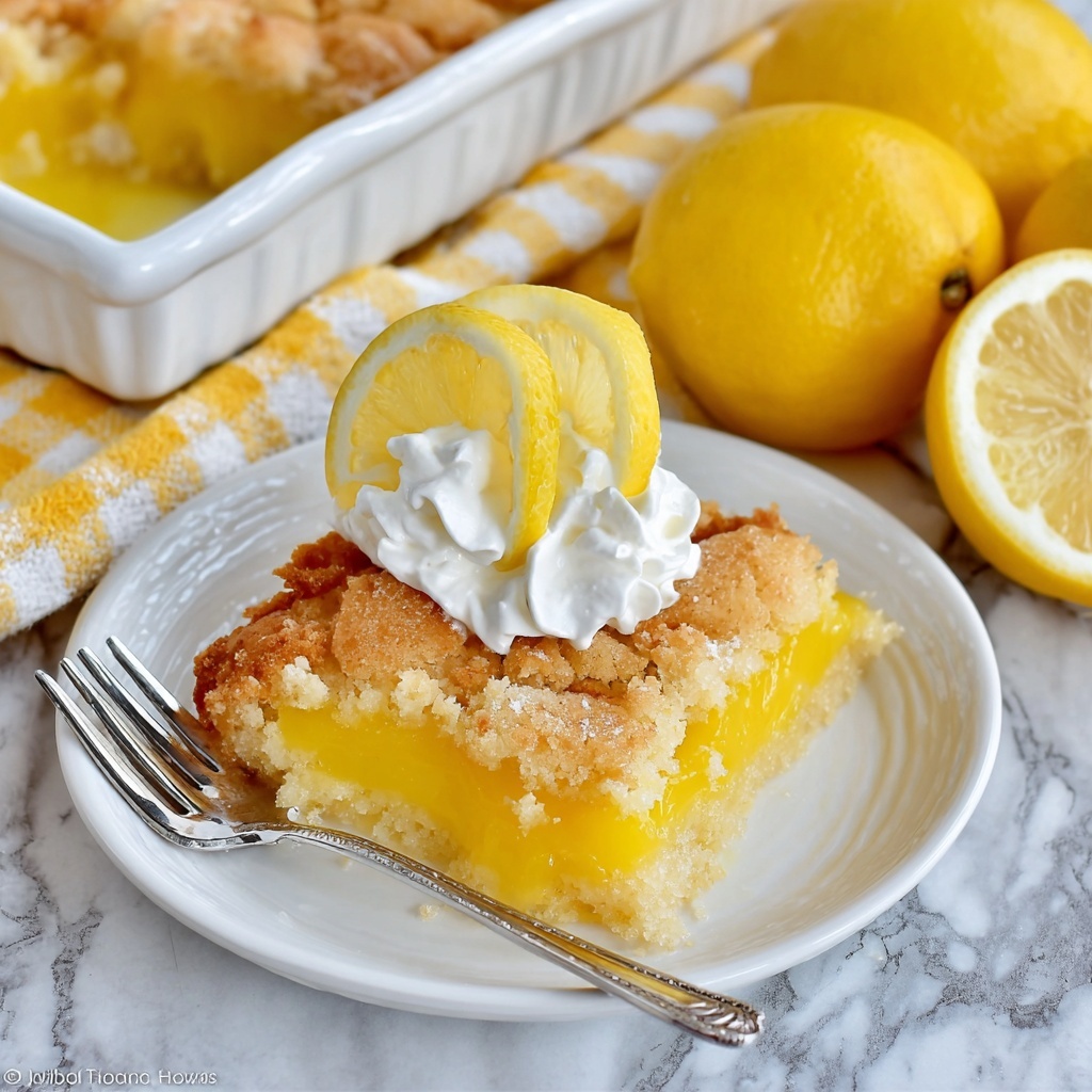 Magic Lemon Cobbler Recipe - Recipe Image