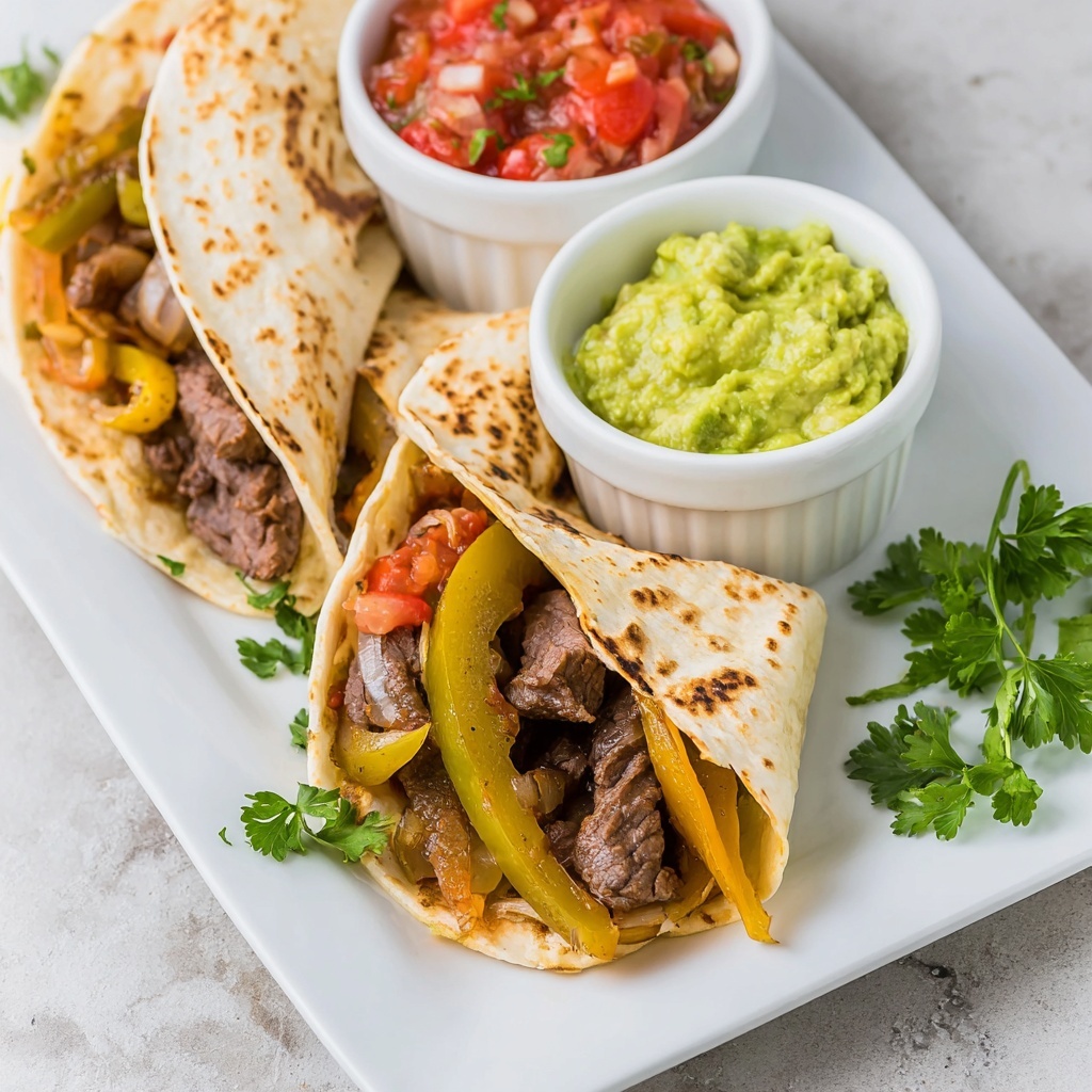 Air Fryer Steak Fajitas Recipe - Recipe Image