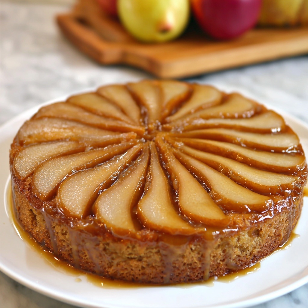 Apple Cinnamon Roll Upside Down Cake Recipe - Recipe Image